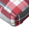 vidaXL - Palletkussens - 2 - st - stof - ruitpatroon - rood
