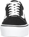 VANS WM Ward Platform (Canvas) Black/White -Maat 37