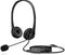 HP Stereo USB Headset G2 - Hoofdtelefoon met microfoon - Binaural - Zwart
