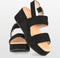 POSH by Poelman PARIS - Dames Sandalen - Plateauzool - Zwart - Maat 40