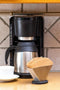 Leopold Vienna Scelto - Koffiefilterhouder - RVS met anti-slip voet - Zilver