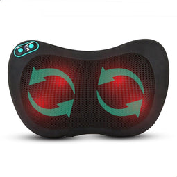 Panacea - Massagekussen - Draadloos Shiatsu met Warmte en Infrarood - Voor Nek en Rug