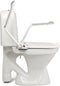 Etac Supporter II - Toiletsteun - Opklapbare armleuningen - Wit