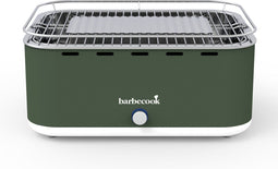 Barbecook Carlo Tafel BBQ - Houtskool Barbecue - Compact - Incl. Draagtas - 38,5 x 28,5 cm - Groen