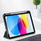 Dux Ducis - Tablet hoes geschikt voor Apple iPad 10 10.9 (2022) - Domo Book Case - Auto Wake/Sleep functie - Zwart