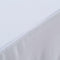 vidaXL - Tafelhoezen - stretch - 120x60,5x74 cm - wit (2 stuks)