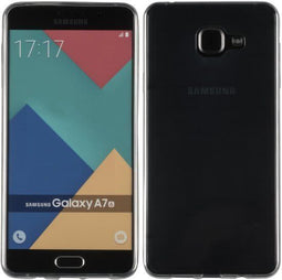 MP Case Samsung Galaxy A7 (2016) - TPU Case met Glasfolie - Transparant