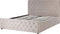 AMIENS - Bed met opbergruimte - Taupe - 160 x 200 cm - Fluweel