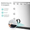 Mirlux Hollywood Spiegel 58x48CM - Make Up Spiegel - 10x Zoom - 3 Dimbare Lichtstanden - Zwart