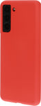 Mobiparts Galaxy S21 - Silicone Cover - Soft-touch - Rood