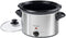 Bestron ASC350 - Slowcooker 3,5L - 3 programma's keramische pan glazen deksel - Zilver