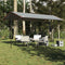 vidaXL - Kampeerluifel - waterdicht - 500x294 - cm - grijs - en - oranje