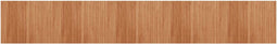 vidaXL - Vloerkleed - rechthoekig - 80x500 - cm - bamboe - naturel