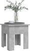 vidaXL - Salontafel - 40x40x42 - cm - bewerkt - hout - betongrijs
