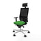 Bureaustoel met hoofdsteun Piqueras y Crespo 1D026N1 Groen