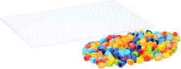 Eddy Toys Insteekmozaïek - Knutselpakket - 230 gekleurde mozaïekkralen - (1 stuk)