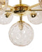 ANADYR - Plafondlamp - Beige/Goud - Glas/Metaal