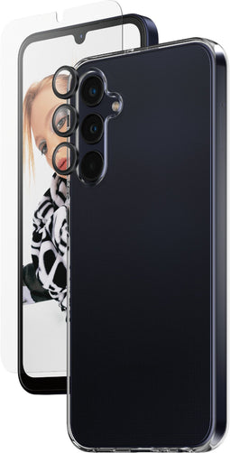 PanzerGlass SAFE. by 3-in-1 Pack - Samsung Galaxy New A24 5G - Hoesje + Screenprotector + Cameraprotector (1 pack)