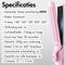 Sansbeauté® 2-in-1 Airflow Stijltang - Stijltang & Krultang - 360° Airflow - ION Technologie - Classic Pink