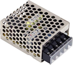 Mean Well SCHAKELENDE VOEDING VOOR IT-APPARATUUR - 1 UITGANG - 15 W - 12 V - GESLOTEN CHASSIS