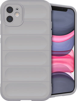 iMoshion Hoesje Geschikt voor iPhone 11 Hoesje Siliconen - iMoshion EasyGrip Backcover - Grijs