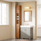 SoBuy BZR34-II-SH - Badkamerkast - Verstelbare Planken en Lade - Houtkleur 20x180x20cm