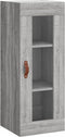 vidaXL - Hangkast - 34,5x34x90 - cm - grijs - sonoma - eikenkleurig