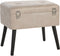 MALLARD - Hocker - Beige - Kunstleer