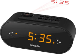 Sencor SRC 3100 B radio Klok Digitaal Zwart