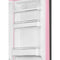 SMEG FAB32RPK5 - Koel/vriescombinatie - NoFrost - Jaren '50 - Roze