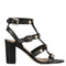 GUESS FL6MGLLEA04 - Dames Sandalen - Blokhak - Gouden bloemetjes - Zwart - 37