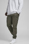 JACK&JONES PLUS JPSTPAUL JJFLAKE CARGO BROEK - Gulp met rits - Normale rise - Olijf (W42 X L32)