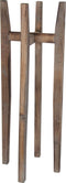 Mica Decorations Ascot Plantenstandaard - L33 x B33 x H89 cm - Hout - Lichtbruin