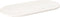 vidaXL - Tafelblad - ovaal - 100x50x2,5 - cm - massief - grenenhout - wit
