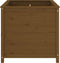 vidaXL - Plantenbak - 82,5x82,5x78 - cm - massief - grenenhout - honingbruin
