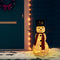 vidaXL - Decoratieve - sneeuwpop - LED - 60 - cm - luxe - stof