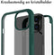 Accezz 360° Full Protective Cover iPhone 14 Pro - Militaire valbescherming tot 1,5 meter - Groen