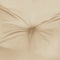 vidaXL - Palletkussens - 3 - st - stof - beige