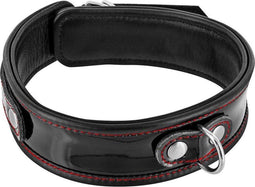 Fetish Premium - Halsband - Echt Leer - Zwart