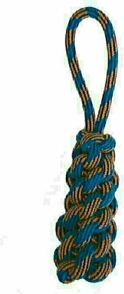Happy Pet Twisted Tugger Flostouw Blauw / Oranje 32X8X8 CM