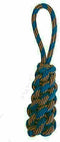 Happy Pet Twisted Tugger Flostouw Blauw / Oranje 32X8X8 CM
