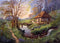 Falcon Cottage in the Woods - Legpuzzel - 1000 stukjes - Multicolor