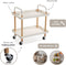Groentetrolley Versa Skuvoy Wit Metaal Polypropyleen 36 x 55 x 53,5 cm