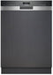 Siemens SN55ES12CE - Deels geïntegreerde vaatwasser - Energieklasse A - Waterverbruik 9l per cyclus - Energiekosten €18,90 per 100 cycli - Programma's: Automatisch Eco Intensief Snel