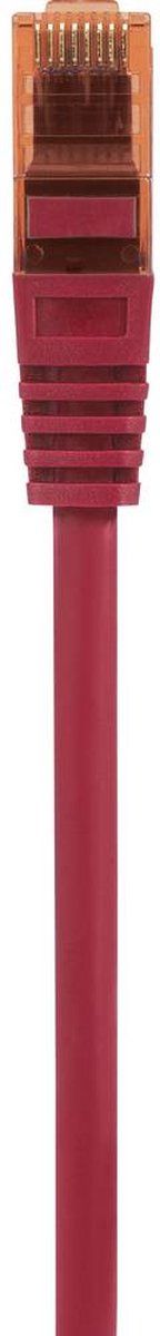 Basetech BT-2272293 RJ45 Netwerkkabel, patchkabel CAT 6 U/UTP 3.00 m Rood Snagless, Halogeenvrij 1 stuk(s)