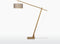 GOOD&MOJO Vloerlamp Montblanc - Bamboe/Taupe - 175x47x207cm - Scandinavisch,Bohemian - Staande lampen voor Woonkamer - Slaapkamer