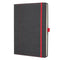 Sigel notitieboek - Conceptum - A4 - 194 pagina's - 80 grams - dots - grijs/rood - SI-CO694
