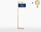 GOOD&MOJO Vloerlamp Himalaya - Bamboe/Blauw - Ø47cm - Scandinavisch,Bohemian - Staande lampen voor Woonkamer - Slaapkamer