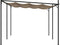 vidaXL - Prieel - Uittrekbaar dak 600x300x233 cm - Taupe