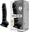 SILEXD - Realistische Dildo met Testikels - 23 x 4,4 cm - Zwart